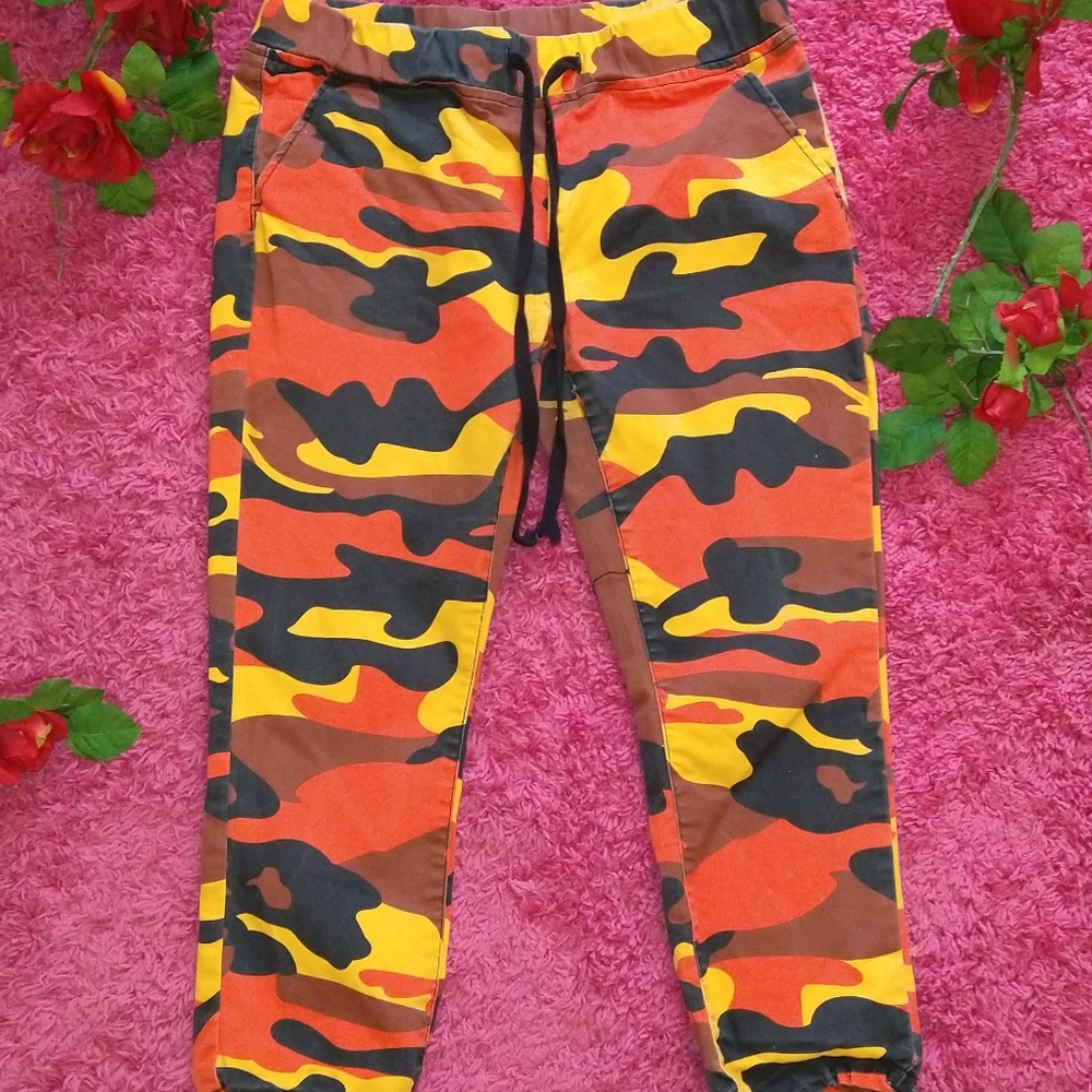 COPY - Orange Kami Capris